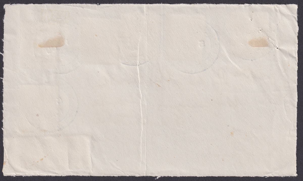 Tanganyika 1922 KGV 50c 15c 12c 3c 1c x2 Regd Cover Front Dar-es-Salaam to UK