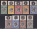 Click for more photos and details Tanganyika 1927 King George V Plate 1 Set to 50c Mint SG93-100 toned gum