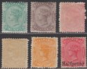Tasmania 1878-89 Queen Victoria Selection to 8d Mix Mint Unused Australia