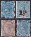 Tasmania 1903-09 KEVII Selection to 9d Mint cat £57