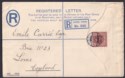 Click for more photos and details Gold Coast used Togo 1917 KGV 3d Reg Postal Stat Size H Cover Used LOME Postmark