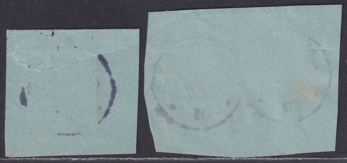 Togo 1915 KGV Accra Opt Gold Coast ½d Pair, 1d Used on Pieces SG H34-H35 NOEPE