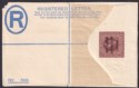 Click for more photos and details Togo 1916 KGV SPECIMEN Overprint 3d Registered Postal Stationery Cover Unused