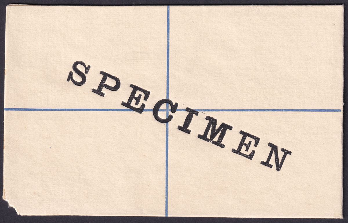 Togo 1916 KGV SPECIMEN Overprint 3d Registered Postal Stationery Cover Unused