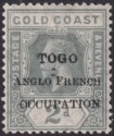 Click for more photos and details Togo 1915 KGV Accra Opt Gold Coast 2d Two Raised Hyphens Variety Mint SG H36d