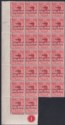 Click for more photos and details Togo 1915 KGV Accra Opt Gold Coast 1d Red Small F Variety Pt Sheet Mint SG H35a