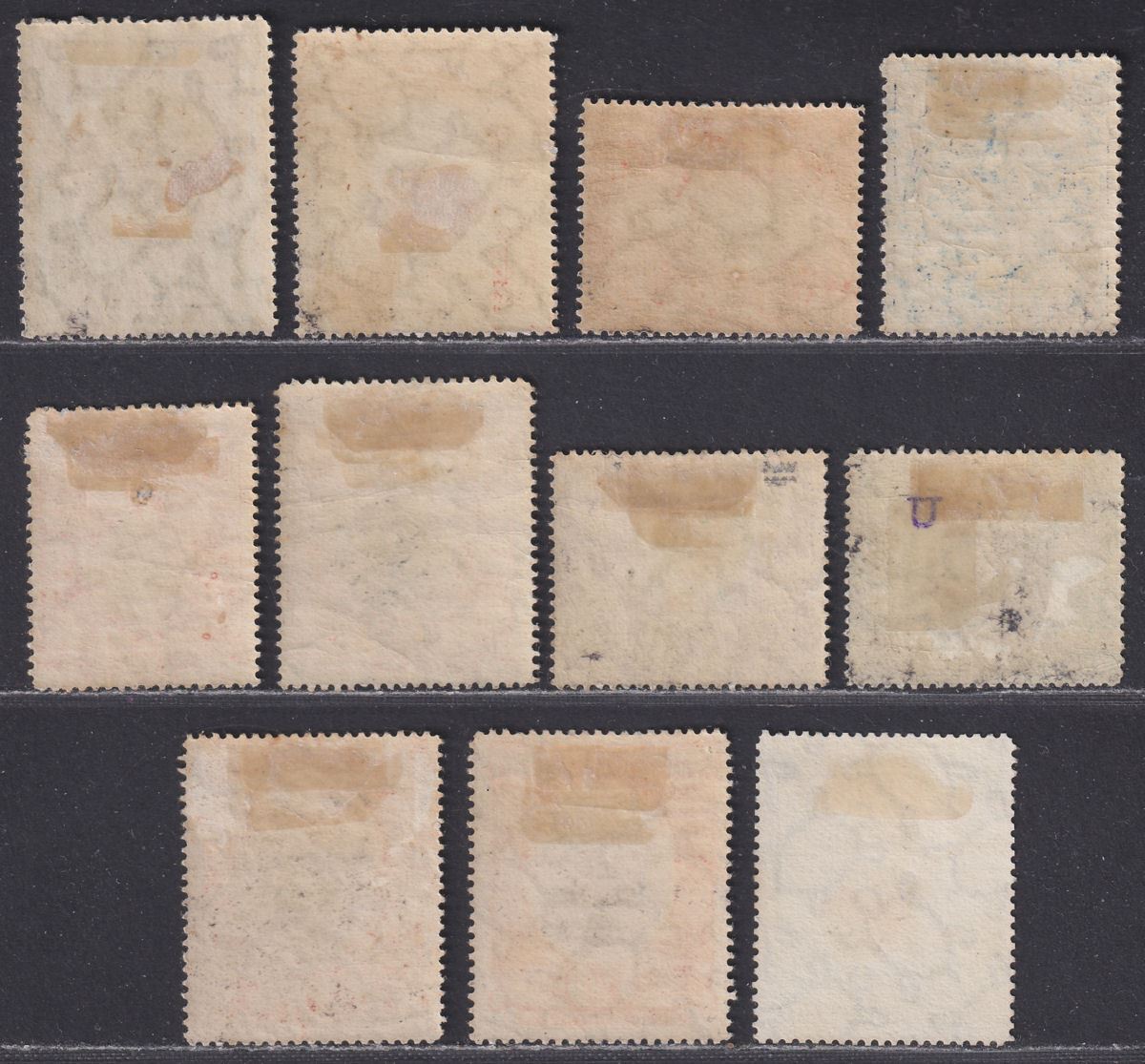 Tonga 1897 QV Pictorial Set to 1sh Mostly Mint SG38a-50
