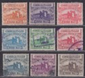 Click for more photos and details Jordan 1952 Revenue Ruins wmk HKJ Set to 500fils Used RK126-RK134