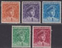 Click for more photos and details Jordan 1962 Revenue King Hussein wmk HKJ Part Set to 50fils Mint