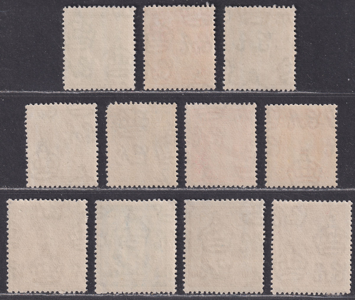 Transjordan 1927 KGV Emir Abdullah New Currency Set to 200m UM Mint SG159-169