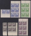 Click for more photos and details Jordan 1956 Postage Overprint Obligatory Tax 1m, 3m, 15m, 50m Pairs /Blocks Mint