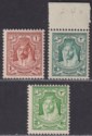 Click for more photos and details Transjordan 1939 KGVI Emir Abdullah 1m, 2m, 3m p13½x13 Mint cat £110
