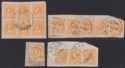 Click for more photos and details Transjordan c1942-46 5m Postmark Selection inc DEIR ABU SAID, TAFILEH, EL ZARQA