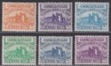 Click for more photos and details Jordan 1951 Revenue Ruins wmk Script Part Set to 200f Mint