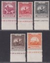Click for more photos and details Jordan 1951 Obligatory Tax Imprint Marginal Set UM Mint SGT302-T306