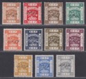Click for more photos and details Transjordan 1920 KGV Overprint Selection to 20p Mint