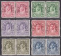 Transjordan 1947 King Abdullah SPECIMEN Perf Pairs Set UM Mint SG258-263 cat£500