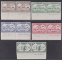 Jordan Occupation Palestine 1949 75th Anniv UPU Plate Pairs Set Mint SG P30-P34
