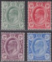 Click for more photos and details Transvaal 1908 King Edward VII Set Mint SG273-276 cat £35