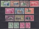 Click for more photos and details Trinidad and Tobago 1953 Queen Elizabeth II Set Used SG267-278 cat £26++