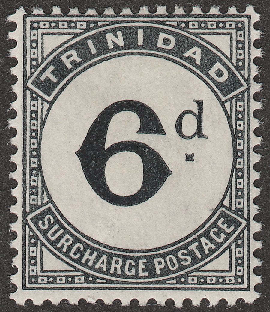 Trinidad 1905 KEVII 6d Postage Due Mint SG D15