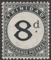 Click for more photos and details Trinidad 1905 KEVII 8d Postage Due Mint SG D16