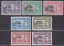 Click for more photos and details Tristan da Cunha 1952 KGVI Overprint Part Set to 10sh Mint