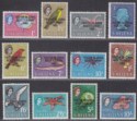 Click for more photos and details Tristan da Cunha 1963 QEII Resettlement Overprint Part Set to 10sh Mint cat £23