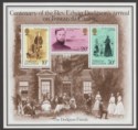 Click for more photos and details Tristan da Cunha 1981 QEII Revd Dodgson Min Sheet wmk Crown to Right Mint SG303w
