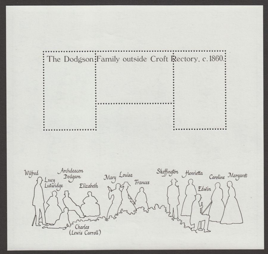 Tristan da Cunha 1981 QEII Revd Dodgson Min Sheet wmk Crown to Right Mint SG303w