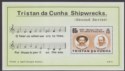 Tristan da Cunha 1986 QEII Shipwrecks Min Sheet wmk Crown to Left Mint SG MS414w