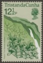 Click for more photos and details Tristan da Cunha 1972 QEII Pepper Tree 12½p wmk Inverted Mint SG166w