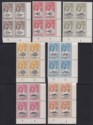 Tristan da Cunha 1961 QEII Marine Life Decimal Plate No Block Pt Set to 10c Mint