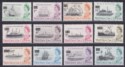 Tristan da Cunha 1971 QEII Decimal Currency Surcharge Set Mint SG137-148