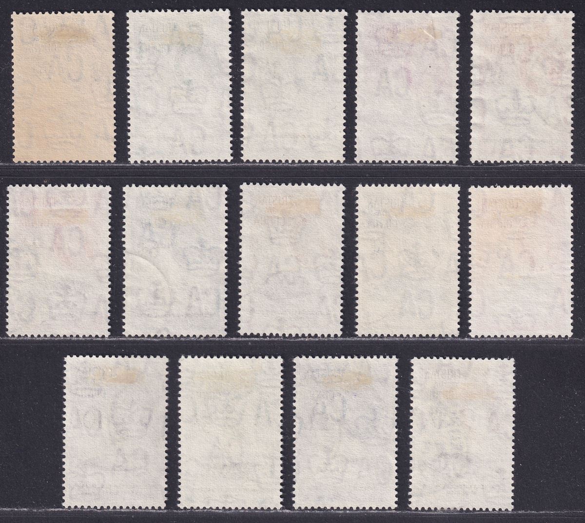 Tristan da Cunha 1960 QEII Marine Life Set Used SG28-41 cat £90