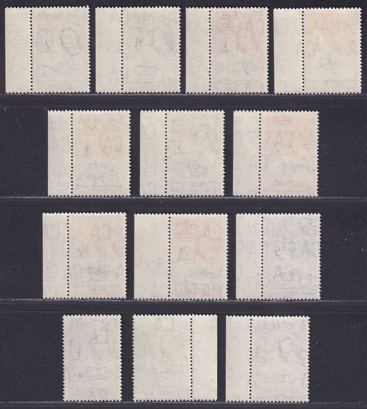 Tristan da Cunha 1961 QEII Marine Life Decimal Set UM Mint SG42-54 cat £90 MNH