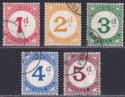 Click for more photos and details Tristan da Cunha 1957 QEII Postage Due Set CTO Used SG D1-D5 cat £60