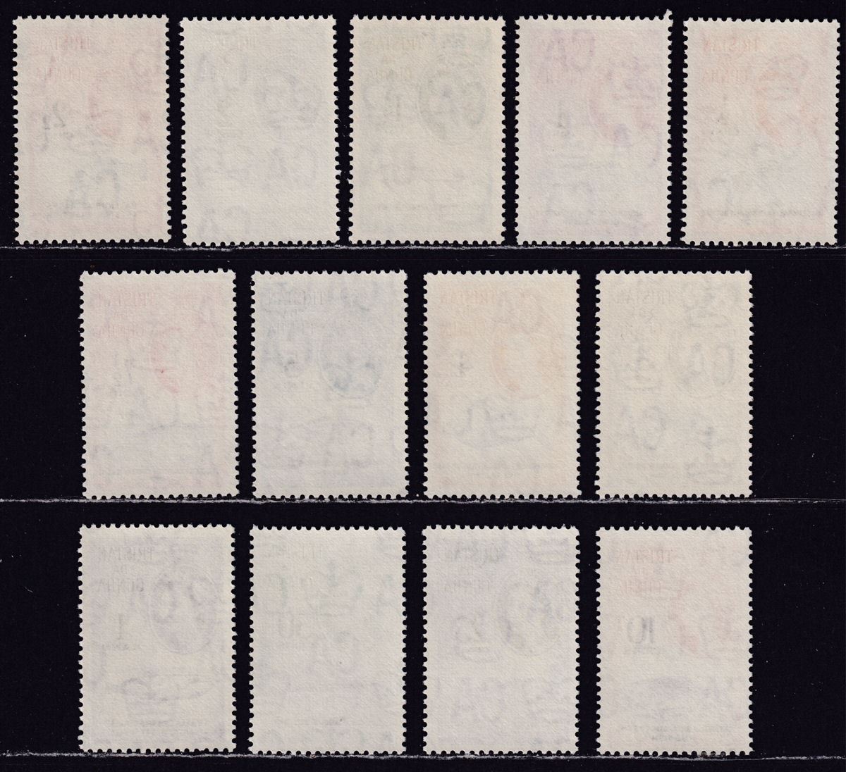 Tristan da Cunha 1961 QEII Marine Life Decimal Set UM Mint SG42-54 cat £90 MNH