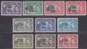 Tristan da Cunha 1952 KGVI Overprint Set to 2sh6d Mint SG1-10 cat £50