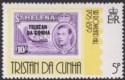 Tristan da Cunha 1979 QEII Rowland Hill 5p wmk Inverted Mint SG264w