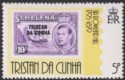 Click for more photos and details Tristan da Cunha 1979 QEII Rowland Hill 5p wmk Inverted Mint SG264w