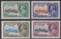 Turks and Caicos Islands 1935 KGV Silver Jubilee Set Mint SG187-190