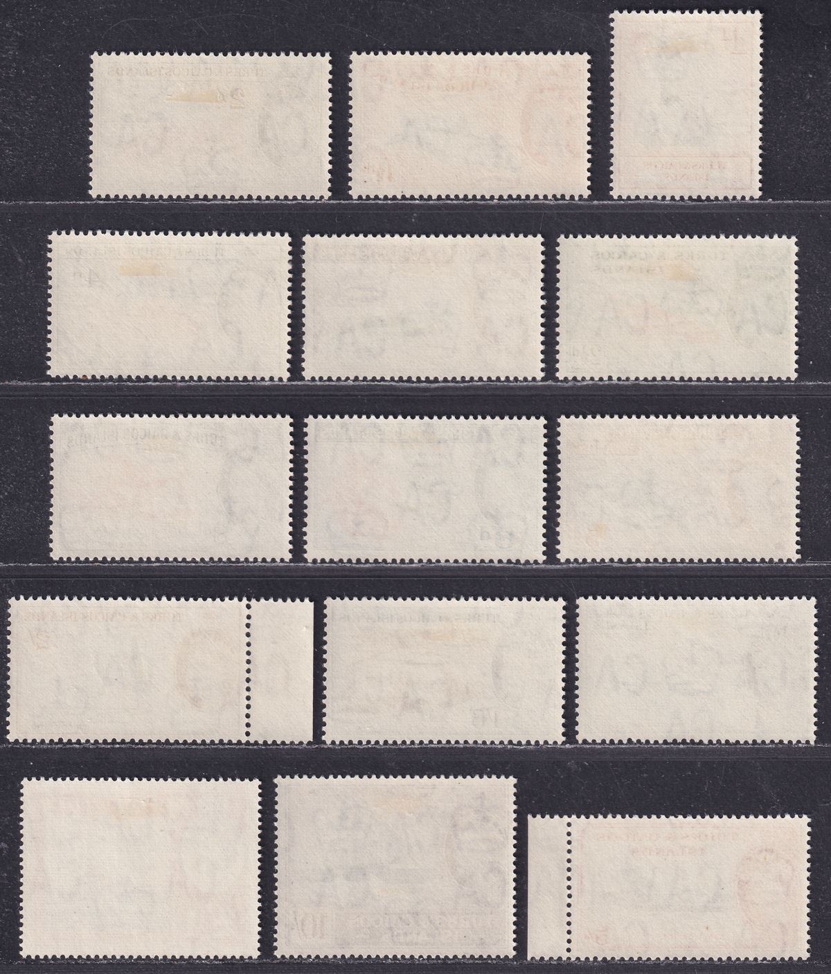 Turks and Caicos Islands 1957 QEII Set Mint SG237-250 + SG253 cat £120