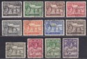 Turks and Caicos Islands 1938 KGVI Raking Salt Part Set to 10sh Used cat £55