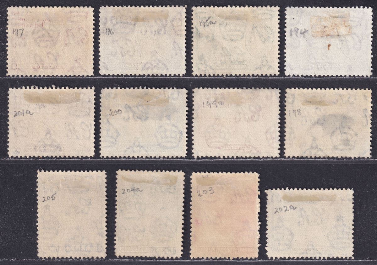 Turks and Caicos Islands 1938 KGVI Raking Salt Part Set to 10sh Used cat £55