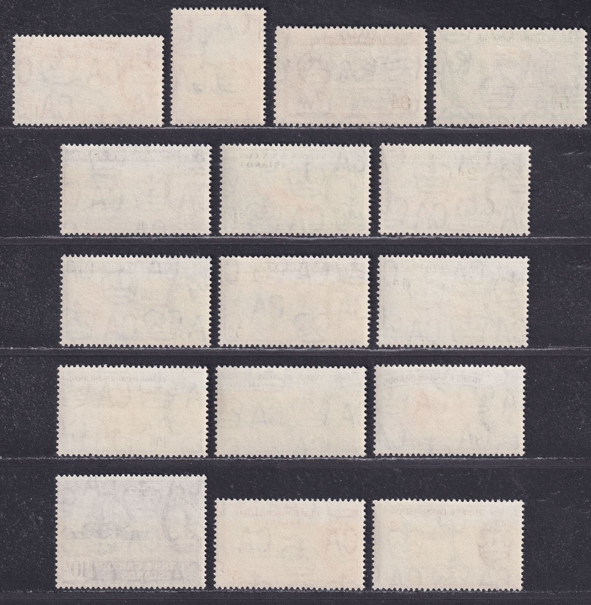 Turks and Caicos Islands 1957 QEII Short Set to 10sh UM Mint SG237-250 cat £70