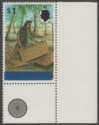 Click for more photos and details Tuvalu 1976 Overprint $1 Weaving Wmk Upright Mint SG9