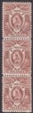 Click for more photos and details Uganda Protectorate 1898 QV 2a Red-Brown Strip of 3 Mint SG86 cat £36