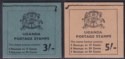 Click for more photos and details Uganda 1965 3sh, 5sh Complete Stamp Booklets Mint SG SB2 SB3 cat £40