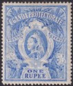 Uganda 1898 Queen Victoria 1r Bright Blue Mint SG90a cat £75 with THINS